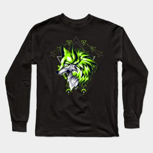 wolf head Long Sleeve T-Shirt